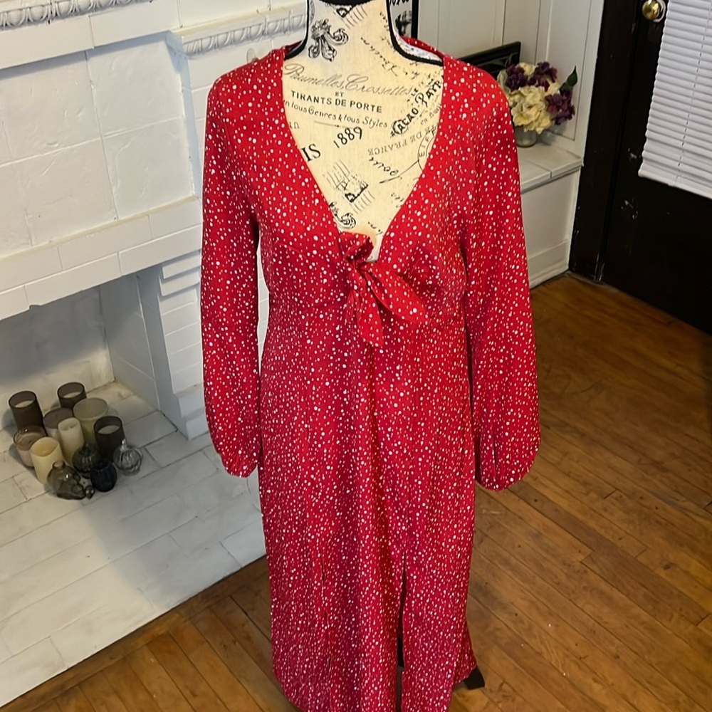 Nasty Gal red dress